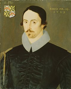 Un uomo sconosciuto, di 29 anni, forse della famiglia Kempe, 1589 da English School